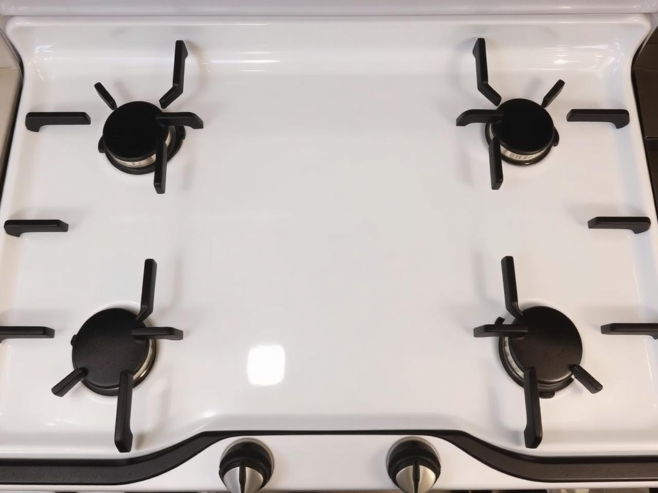 Spotless stovetop after professional kitchen cleaning in Toronto